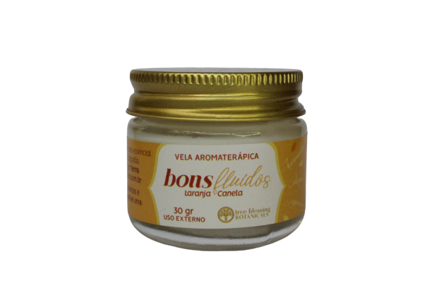 Vela Aromática Bons Fluidos 30gr - Tree Blessing Botanicals