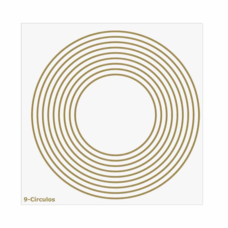 Placa Radiônica 9-Circulos