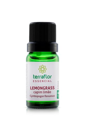 Óleo essencial Lemongrass  Orgânico - Terraflor 10ml