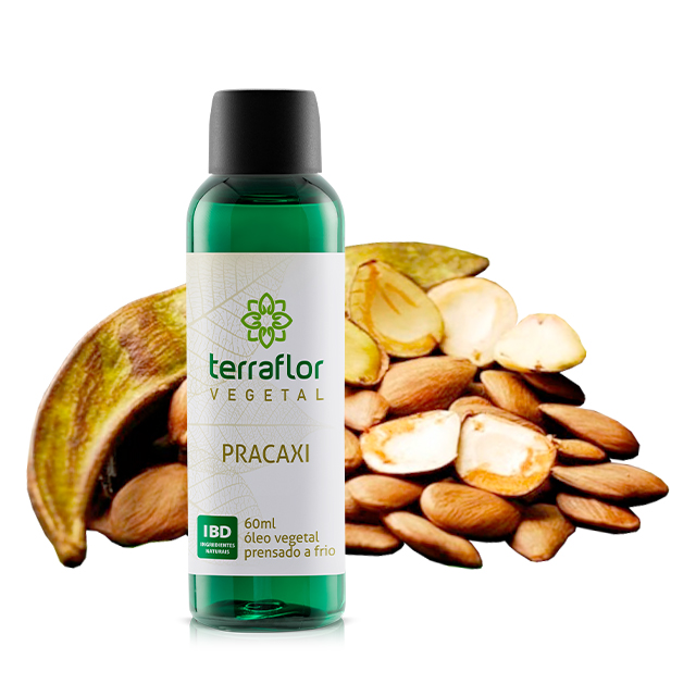 Óleo vegetal Pracaxi 60ml (Prensado a Frio) Terraflor