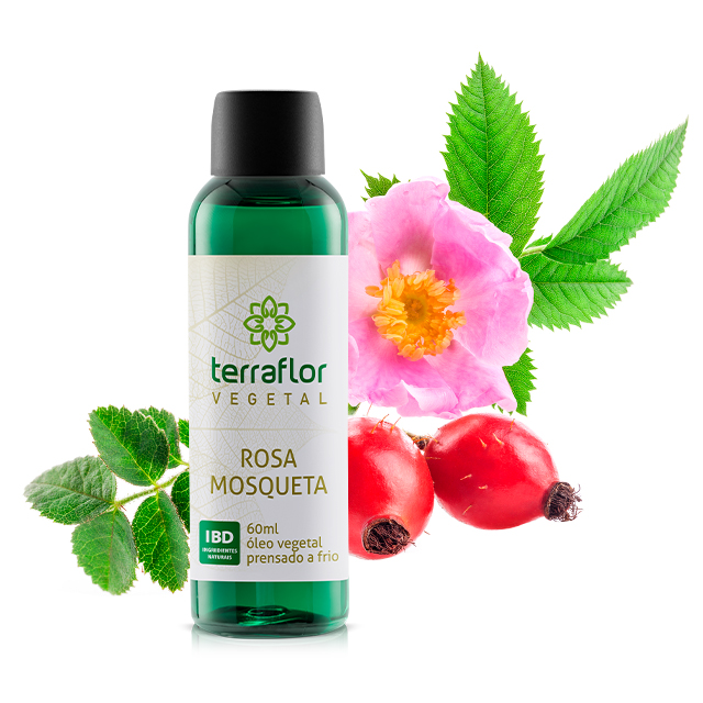 Óleo vegetal Rosa Mosqueta Orgânico (Prensado a frio)60ml Terraflor