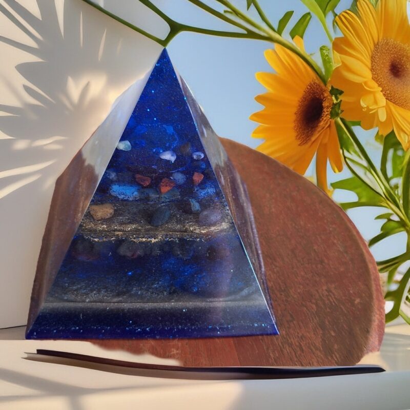 Orgonite Pirâmide Planetas