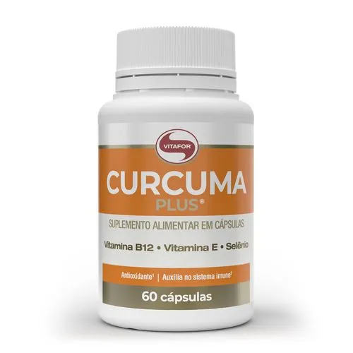 Curcuma Plus Vitafor 60 capsulas 500mg
